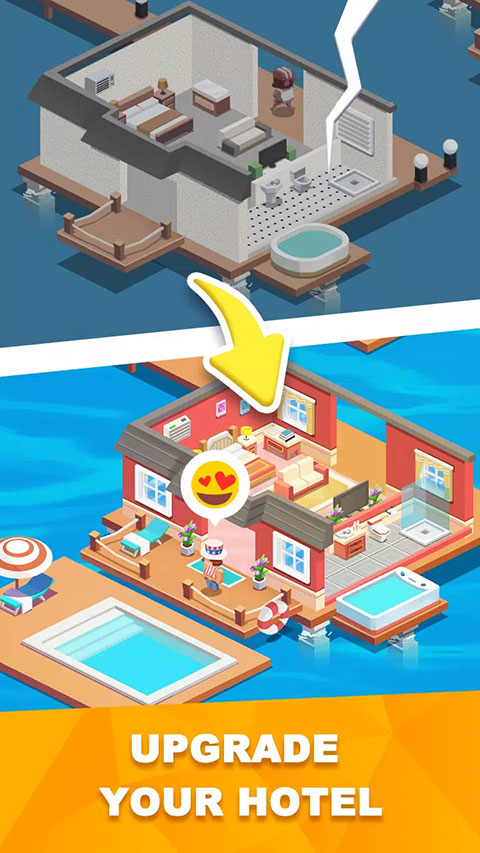 闲置度假村巨川官方版(Sim Hotel Tycoon)截图2