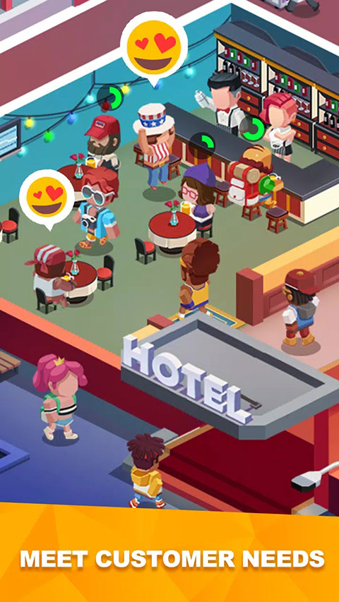 闲置度假村巨川官方版(Sim Hotel Tycoon)截图3
