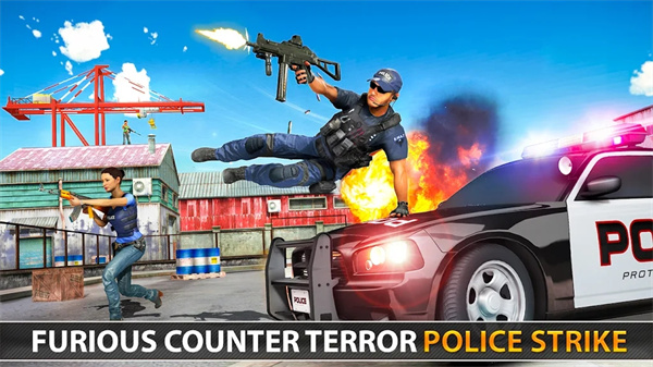 警察反恐射击手游官方版(Police Counter Terrorist Attack)截图1