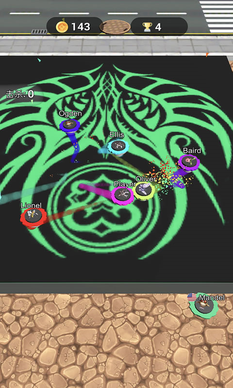 滚动的陀螺官方版(Spiner Ball)截图5