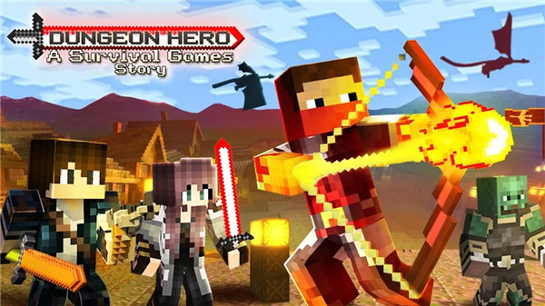 生存饥饿游戏2(Dungeon Hero Survival)截图1