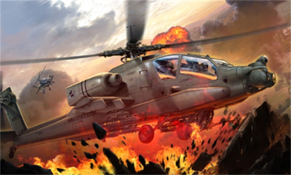 武装直升机打击战(Gunship Shooting Strike Battle)截图1