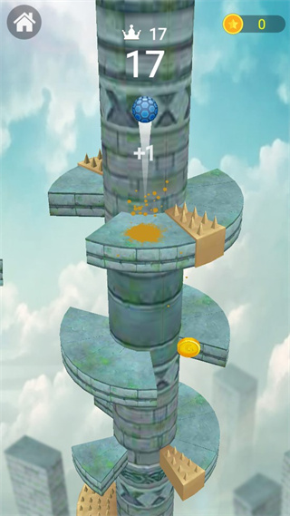 球球跳到底游戏截图3