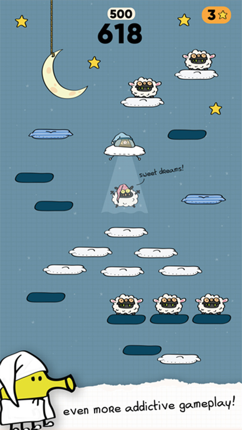 嘟嘟跳2官方最新版(Doodle Jump 2)截图2
