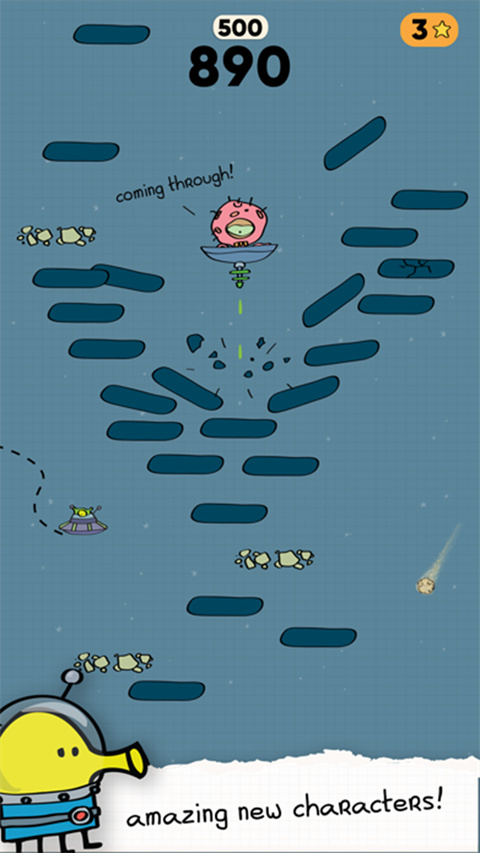 嘟嘟跳2官方最新版(Doodle Jump 2)截图4