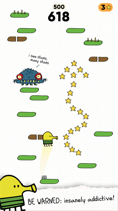 嘟嘟跳2官方最新版(Doodle Jump 2)截图5
