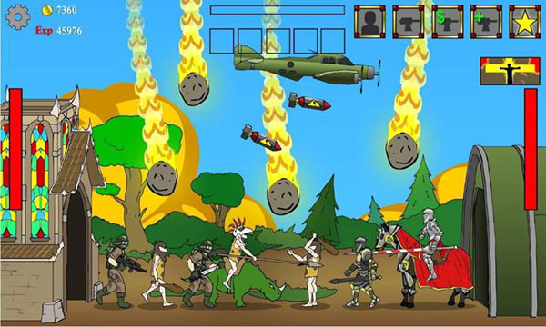 战争进化史手机版(Age Of War)截图3