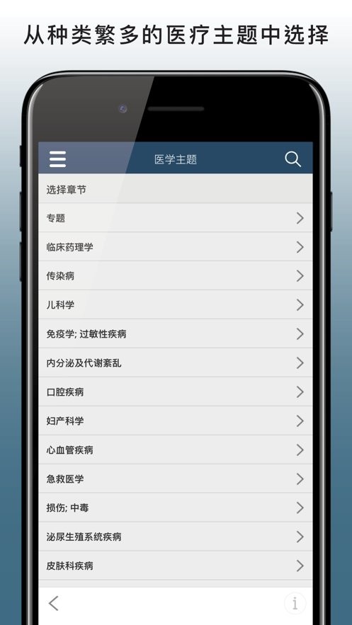 默沙东诊疗手册专业版(MSD Manual Pro)截图1