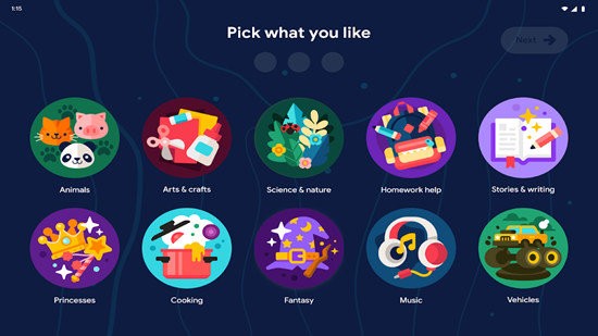 谷歌儿童空间(Kids Space)截图1