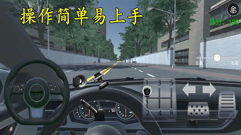 3D模拟驾考游戏截图1
