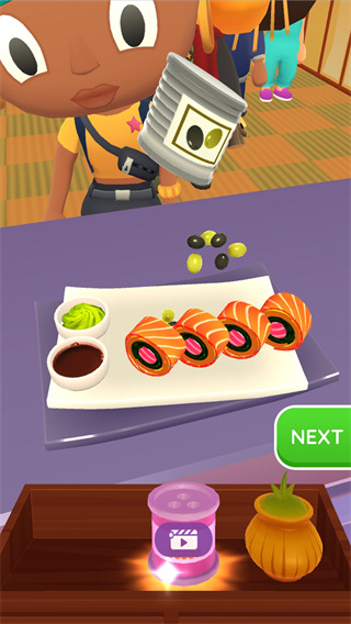寿司卷3d中文版(Sushi Roll 3D)截图3