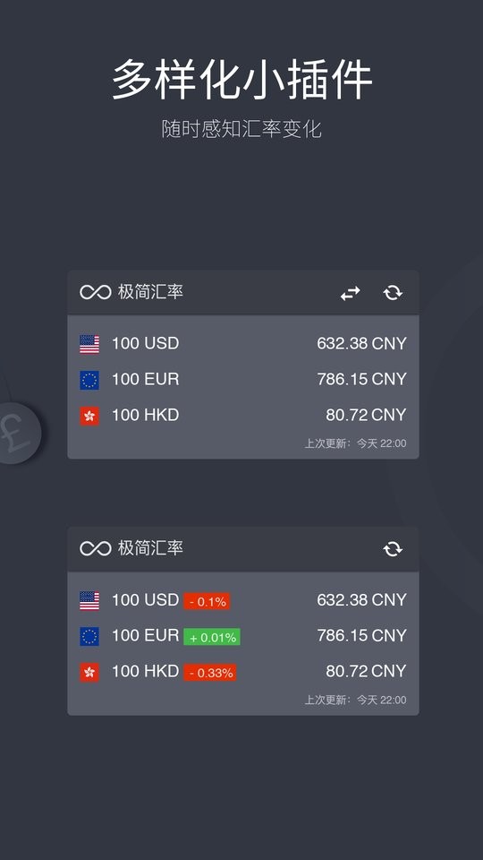 极简汇率换算截图3