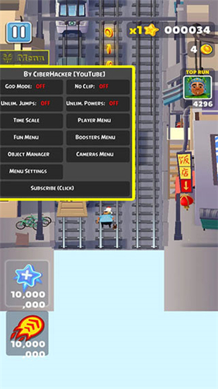 地铁跑酷上帝视角版本截图5