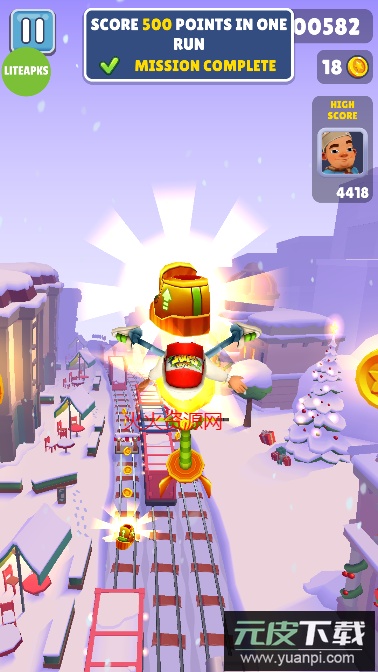 地铁跑酷国际服内置菜单版(subway surfers)截图1