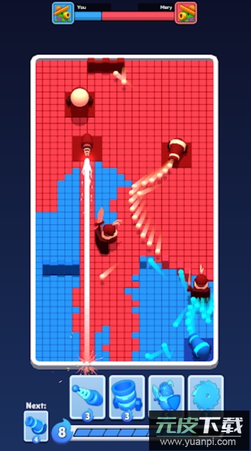 领地对决红蓝大作战免广告版(Color Clash)截图3