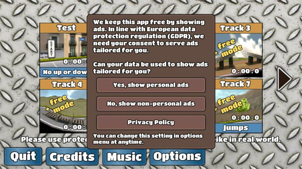 鬼火摩托车单机版(Wheelie Challenge)截图1