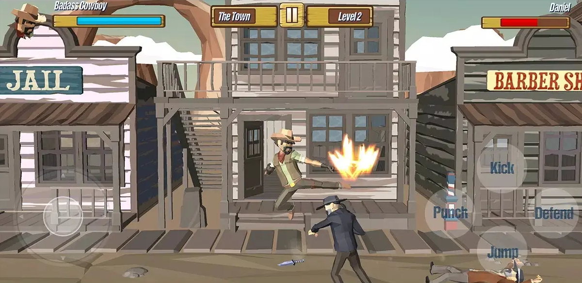 牛仔街头格斗关卡解锁版截图2