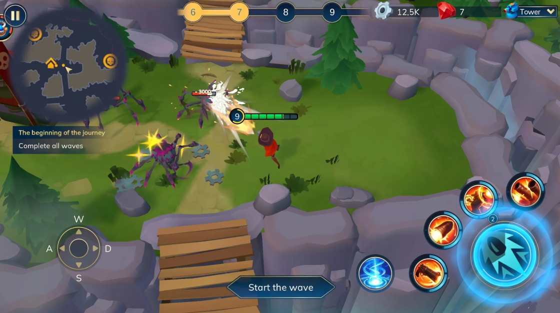 塔防英雄之战去广告截图2