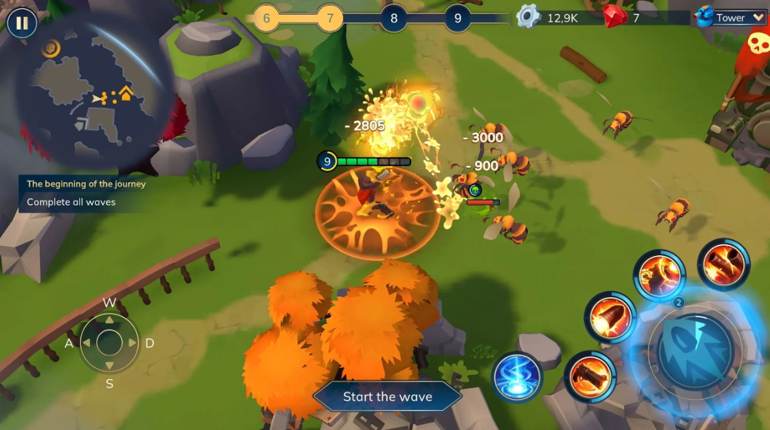 塔防英雄之战去广告截图3