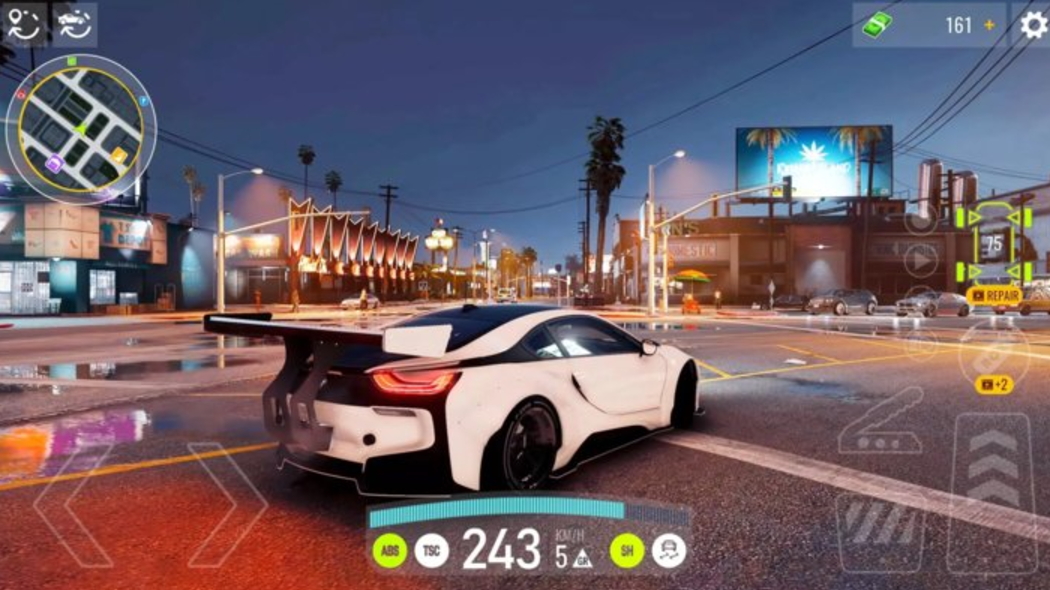 午夜赛车俱乐部手游(Real Car Driving)截图3