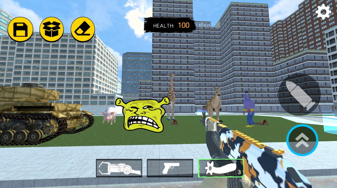 沙漠沙盒射击免广告版截图3