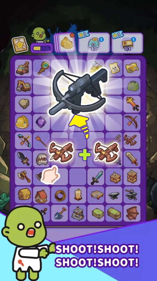 僵尸庇护所:合并与建造无限货币截图2