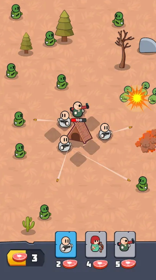 基地防御:僵尸生存金币不减反增版截图3