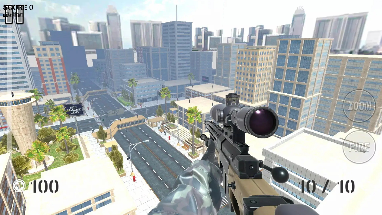 狙击手领地人物无敌版截图3