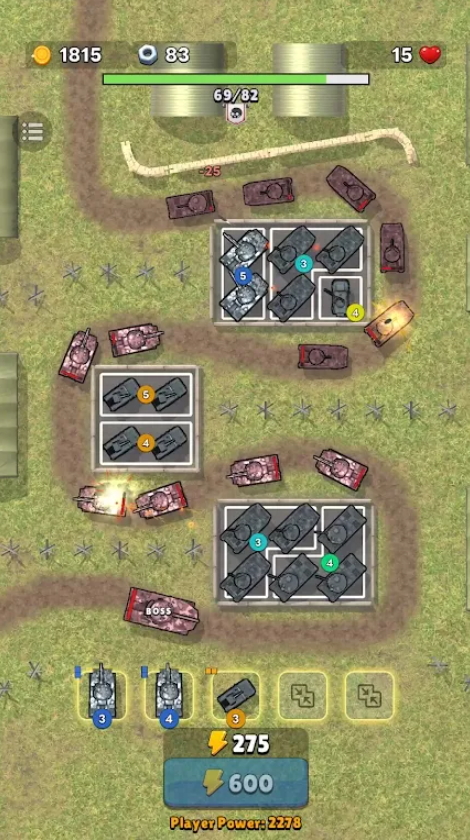 坦克塔防大量货币版截图3