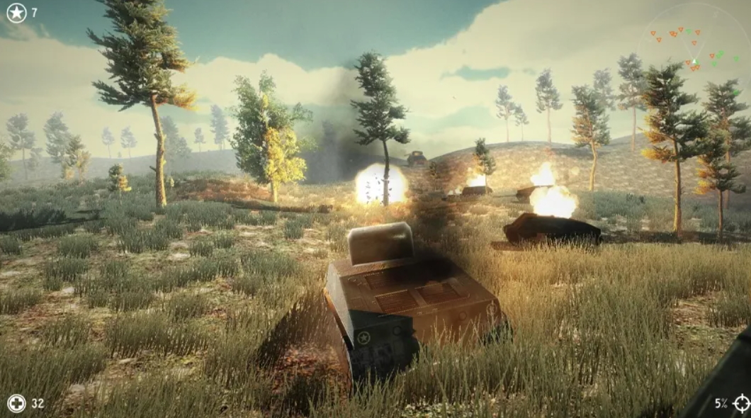 战斗坦克MOD菜单版截图2