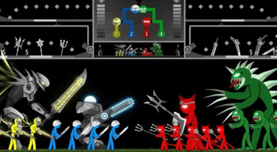 火柴人冲突战场中文版截图2