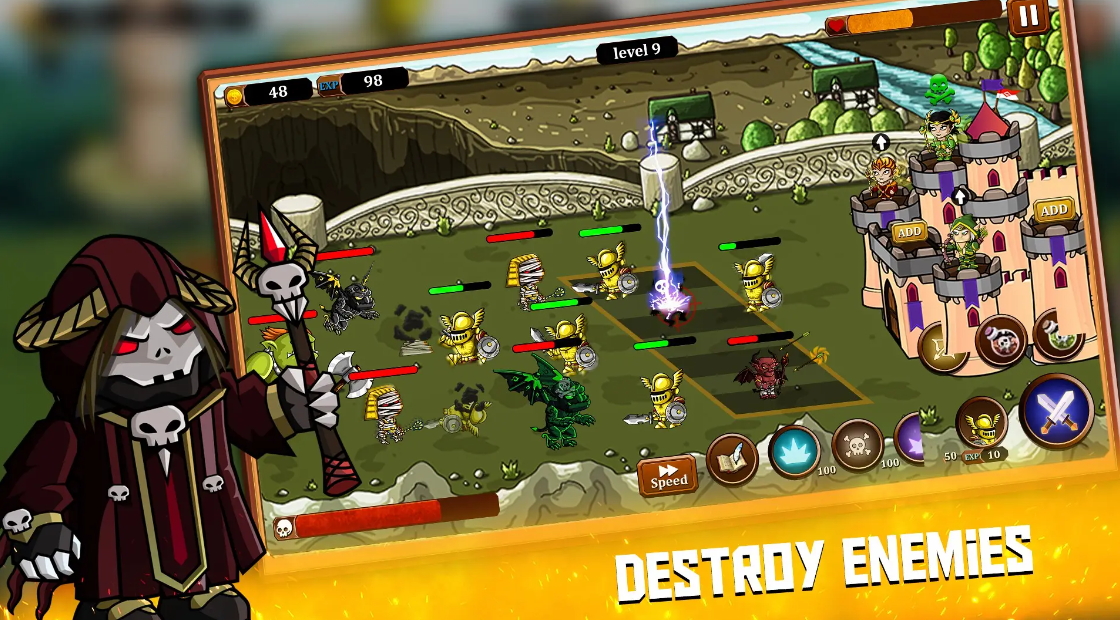 城堡要塞塔防游戏手机版截图2