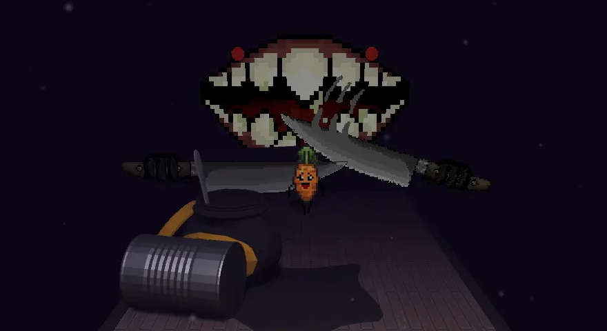 胡萝卜逃亡小游戏(Carrot Topped)截图2