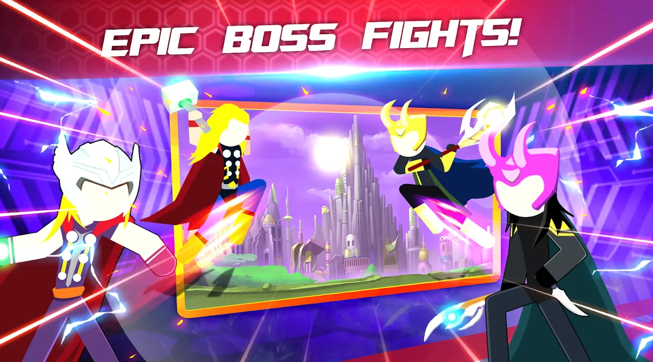 超级火柴人英雄战斗免广告版截图3