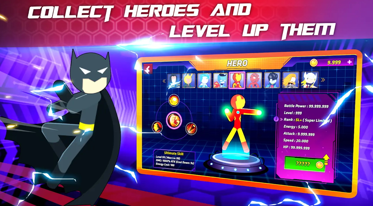 超级火柴人英雄战斗免广告版截图5
