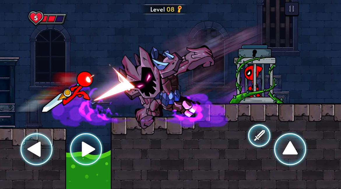 红色火柴人冒险手游截图2