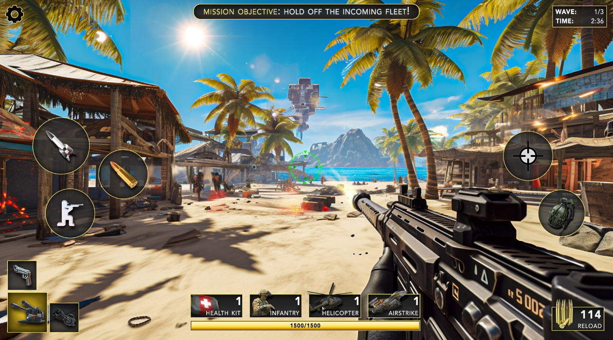 战争防御无限奖励版截图2