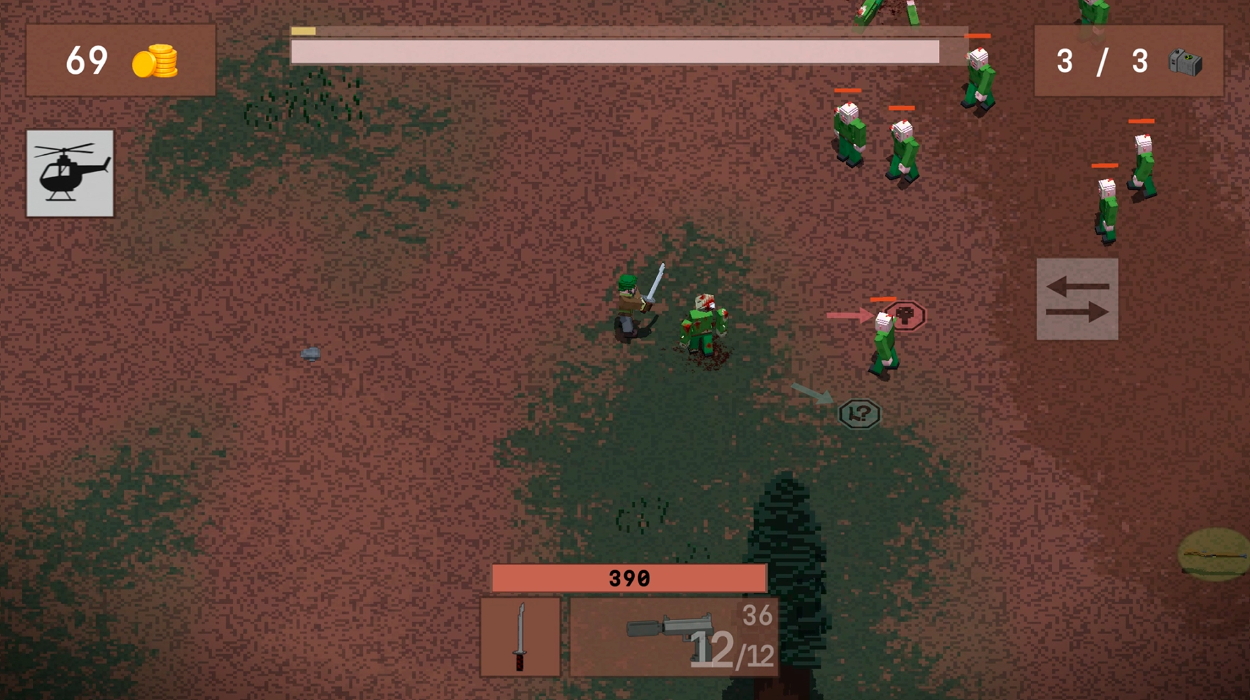 僵尸生物区战场游戏手机版截图1