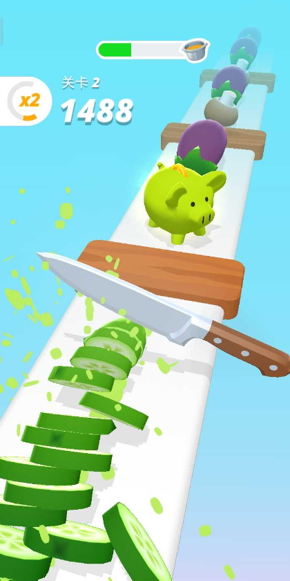 完美的切片大量金币版截图3