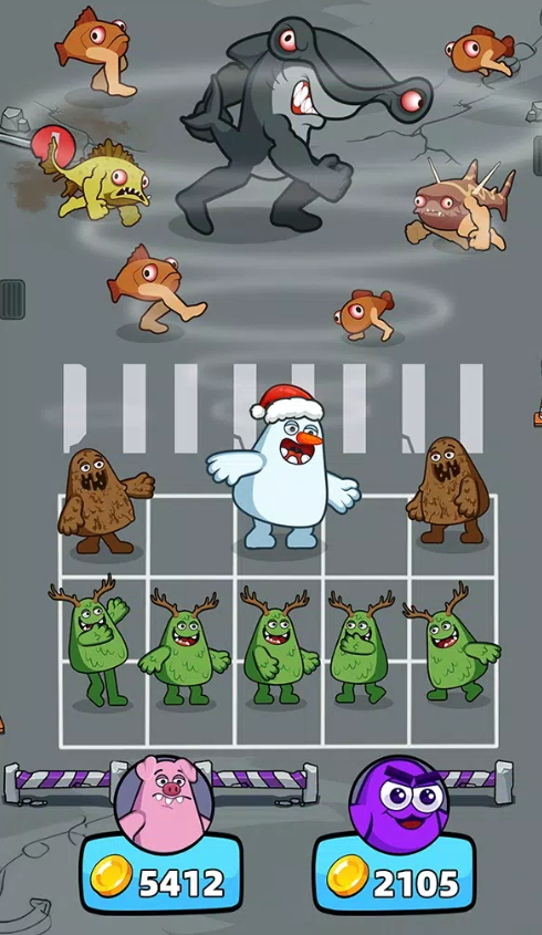 怪鱼合并战争免广告版截图1