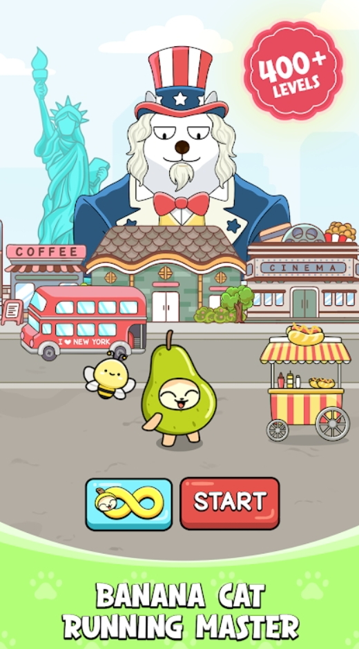 香蕉猫环游世界免广告版截图2