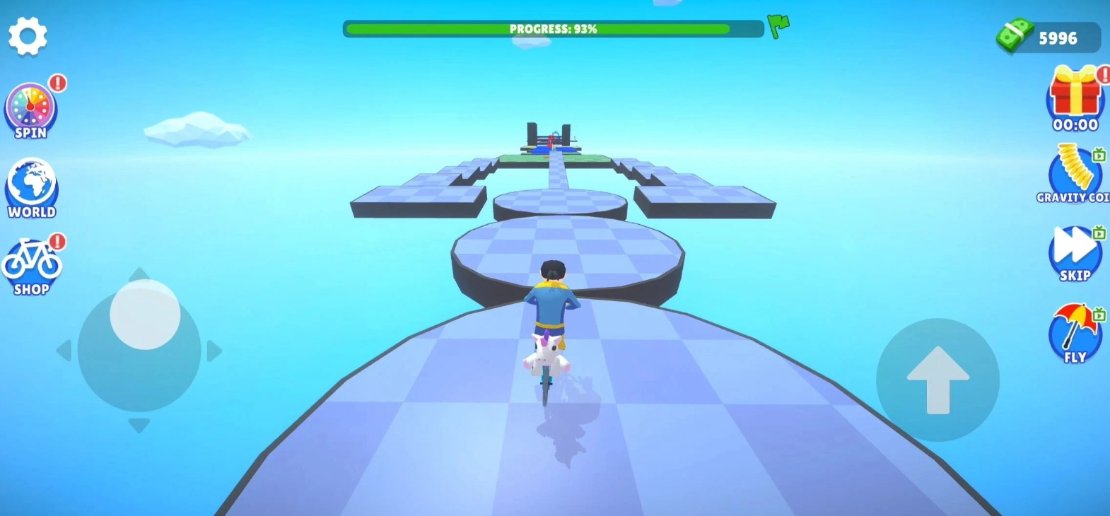 自行车跑酷挑战游戏截图2