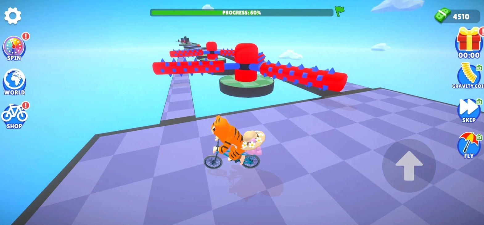 自行车跑酷挑战游戏截图3