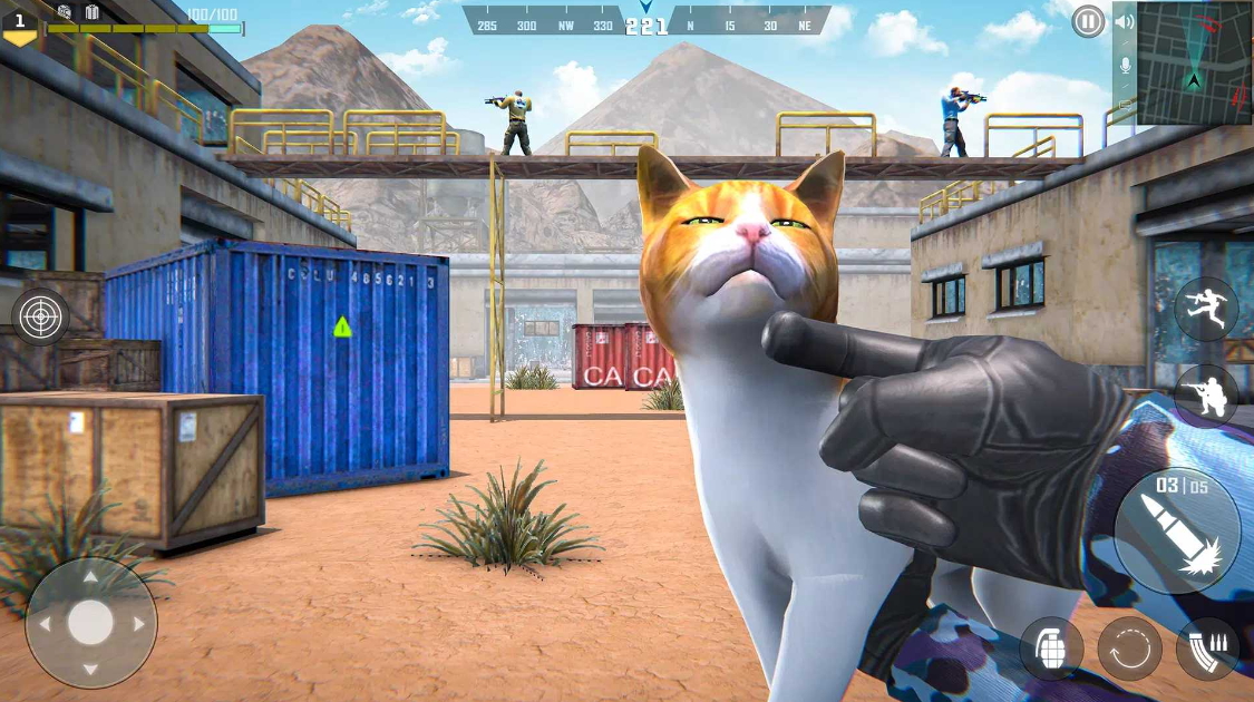 现代射击大量金币版截图1