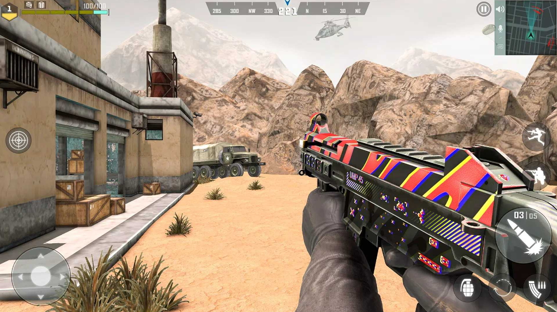 现代射击大量金币版截图2