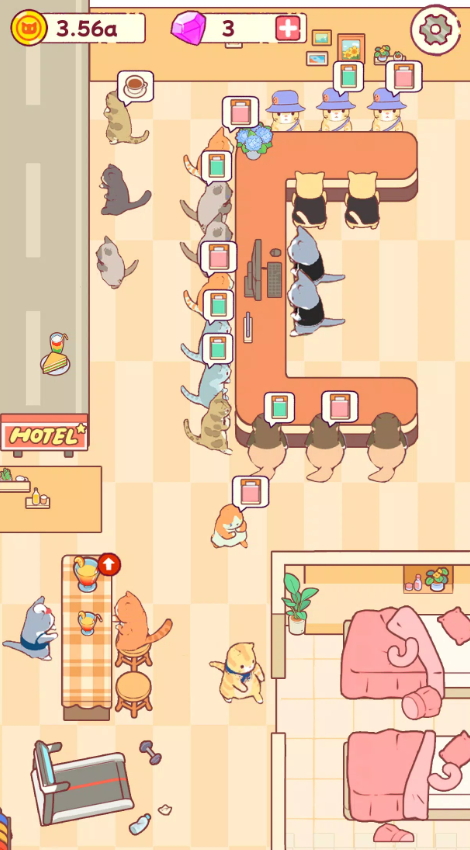 猫咪酒店货币不减反增版截图2