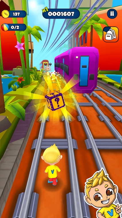 无尽跑酷手游(VladAndNiki Run)截图1