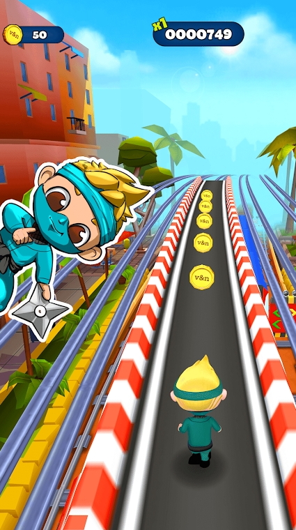 无尽跑酷手游(VladAndNiki Run)截图2