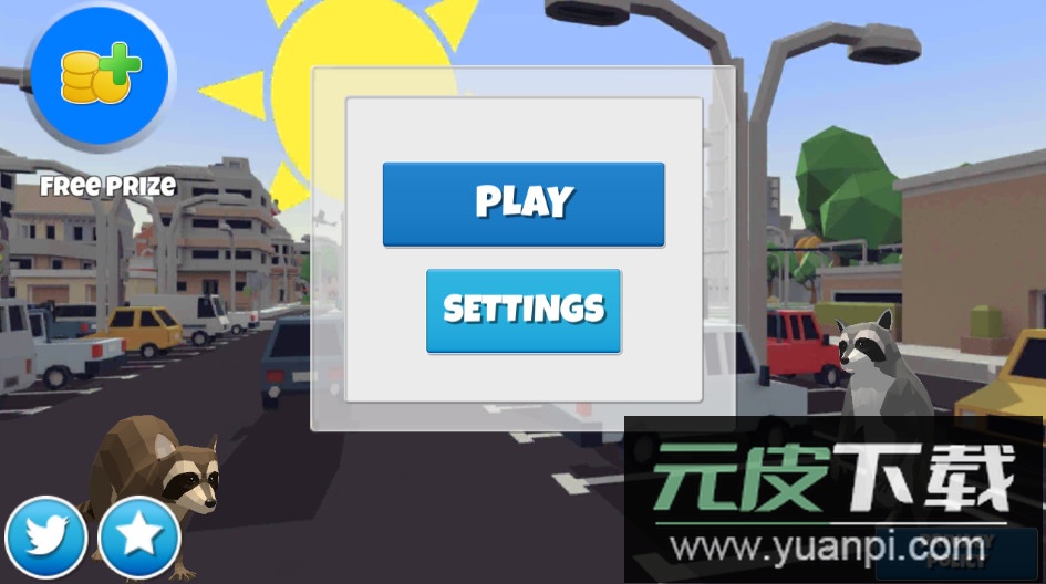 小浣熊模拟器(Raccoon Adventure: City Simulator 3D)官方最新版截图1