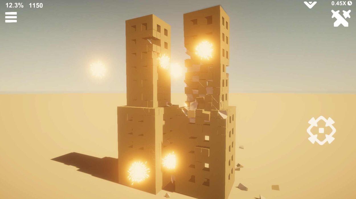 沙漠破坏沙盒武器全解锁版截图1